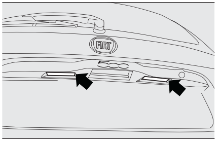 Come sostituire le Luci Targa Fiat 500 