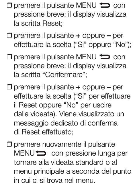 PROCEDURA DI RESET pneumatici fiat 500