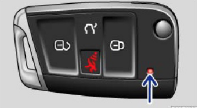 led lampeggiante telecomando golf 7