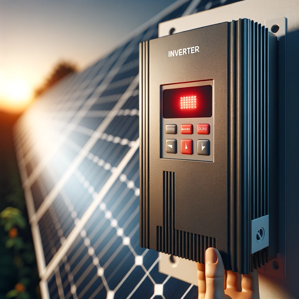 Inverter fotovoltaico spia rossa accesa